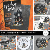 Spooky One 1e verjaardagsfeestje Kaart