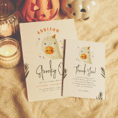 Spooky One Schattige Halloween 1e verjaardagsfeest Papieren Bordje