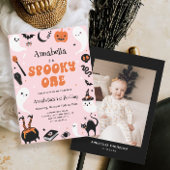 Roze en Oranje Halloween meisje verjaardagsfeestje Bedankdoosjes