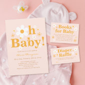 Voorjaar Baby shower Hoe groot is mama's buik spel Informatiekaartje