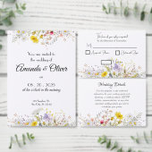 Spring Blossom Wedding Program Hand Fans Handwaaier (Personaliseer de collectie van deze zelfstandige maker.)