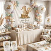 Animals Squirrel Family wildlife Ronde Sticker