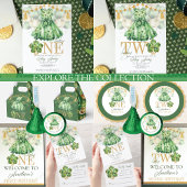 Meisje Tweede Verjaardag St Patrick's Day Kaart