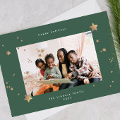 Premium Red Multi-Sterrennacht kerstmis All In One Uitnodiging