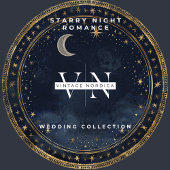 Sterrennacht Romance bruiloft Menu