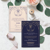 Tarot bruiloft receptie Kaarten Kristallen Harten 