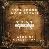 Steampunk Noir Affair Bruiloft Menu