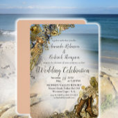 Gothic - Steampunk handgemaakte bruiloft Kaart