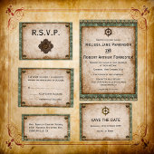 Budget  Steampunk bruiloft uitnodiging Flyer