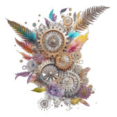 Steampunk thema bruiloft spandoek