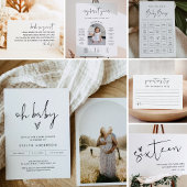 STELLA Minimalistische Sage 1e Verjaardag Mijlpaal Poster