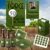 Nog steeds een kracht bij 50 Golf Green Custom Papieren Bordje