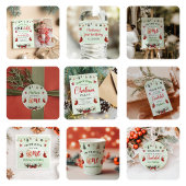 Jingle en Mingle Stocking Christmas Party Kaart