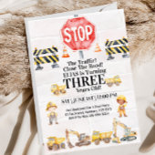 Construction Themed Children's Birthday  Servet