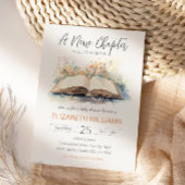 Een nieuw hoofdstuk Baby showers luier loterij Informatiekaartje