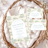 Storybook Dinosaur Baby Shower Kaart