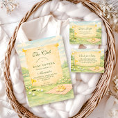 Storybook Golf Baby Shower Kaart