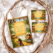 Storybook Pirate Adventure Baby Shower Servet