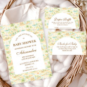 Storybook Tropical Animals  Baby Shower Kaart