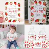 Strawberry Return Address Label