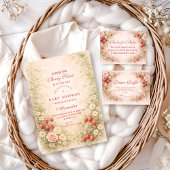 Strawberry Blossom Baby Shower Servet