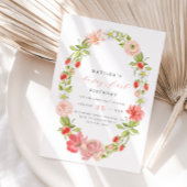 Berry First Strawberry 1st Birthday | Welkom Poster