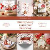 Red Happy Birthday Satijnen Lint