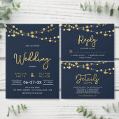 Elegante Blauwe Lichten Faux Goud Dank u Ronde Sticker (Personaliseer de collectie van deze zelfstandige maker.)