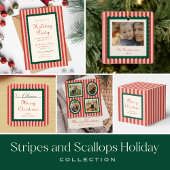 Stripes and Scallops Holiday Bedankdoosjes