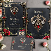 Prachtig gotisch hart spandoek