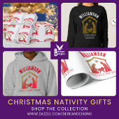 Aangepaste Christelijke Glitter Kerstmisfamilie Mok