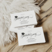 Uitnodiging voor afstudeerfeest, 2024 Afstudeerder