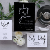 Moderne ontvangst van dans- en dans-dans kaart