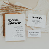 Stijlvol retro zwart & wit Vrijgezellenfeest Papieren Bordje