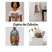 Floral Fancy Papieren Bordje