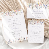 Zomer Multicolor Wildflower Dank u bruiloft Bedankzakje