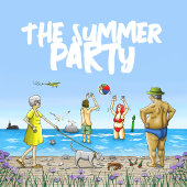 Zomerstrandfeest Kaart