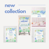 Zomer Onder het Zee Baby shower Luier Raffle Informatiekaartje