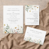 Zomer Wildflower Field Bruiloft Open Bar Reclamebord Met Voetstuk (Personaliseer de collectie van deze zelfstandige maker.)