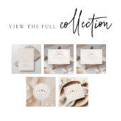 Zon & Maan Whimsical Hand getrokken hemelse bruilo Kaart