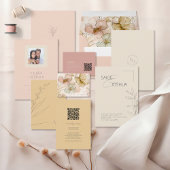 Sun-Washed Garden Wedding Blush ID1283 Save The Date