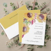 Rustiek Artistieke Zonnebloem Waterverf Art Cadeaulabel (Personaliseer deze collectie van deze onafhankelijke maker. Test)