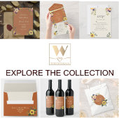 Bloemen rustieke terracotta bruiloft zitgrafiek