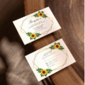 Zonnebloem Geometric Wedding Sparkling Wijnetiket