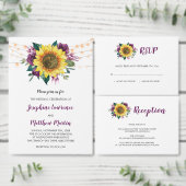 Zonnebloemen Pruim Paarse Lichten Bloemen Dank u Ronde Sticker (Personaliseer de collectie van deze zelfstandige maker.)