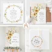 Zonnebloem en Daisy Custom Enclosure Kaart