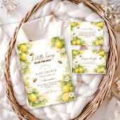 Sunny Lemon Honey Bee Diapper Raffle Informatiekaartje