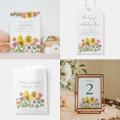 Zonnebloem Geel Waterverf Bloemen Aangepaste Bruil Kaart