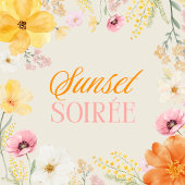 Cadeaubloemstuk Pastel Perzik Roze Geel Cadeaulabel