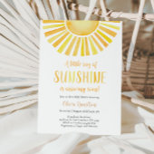Sunshine Baby shower Dank u Ronde Sticker